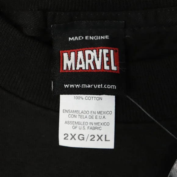 Vintage 2007 Marvel Mad Engine Psylocke Graphic T-Shirt Size XXL - Picture 5 of 7
